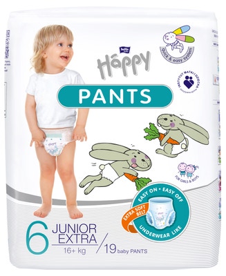 Bella Baby Happy Pants Dětské plenkové kalhotky vel. 6 (16+ kg)