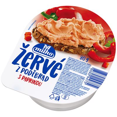 milko Žervé paprika chlaz. 4 x 80 g