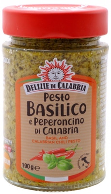 Delizie di Calabria Pálivé bazalkové pesto