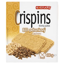 Extrudo Crispins Bio pohankový s quinoou křehký plátek 100g
