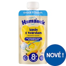 Hamánek Banán s tvarohem 100g