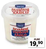 Škvařené vepřové sádlo
