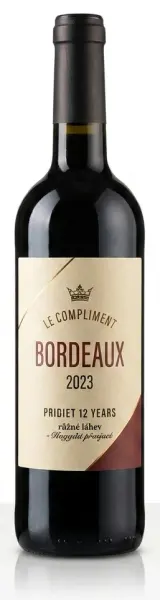 LE COMPLIMENT Víno Bordeaux