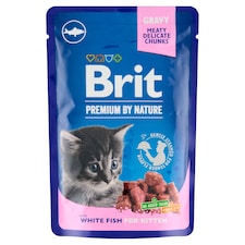 Brit Premium by Nature Kousky s bílou rybou v omáčce 100g