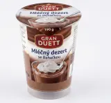 Mléčný dezert se šlehačkou