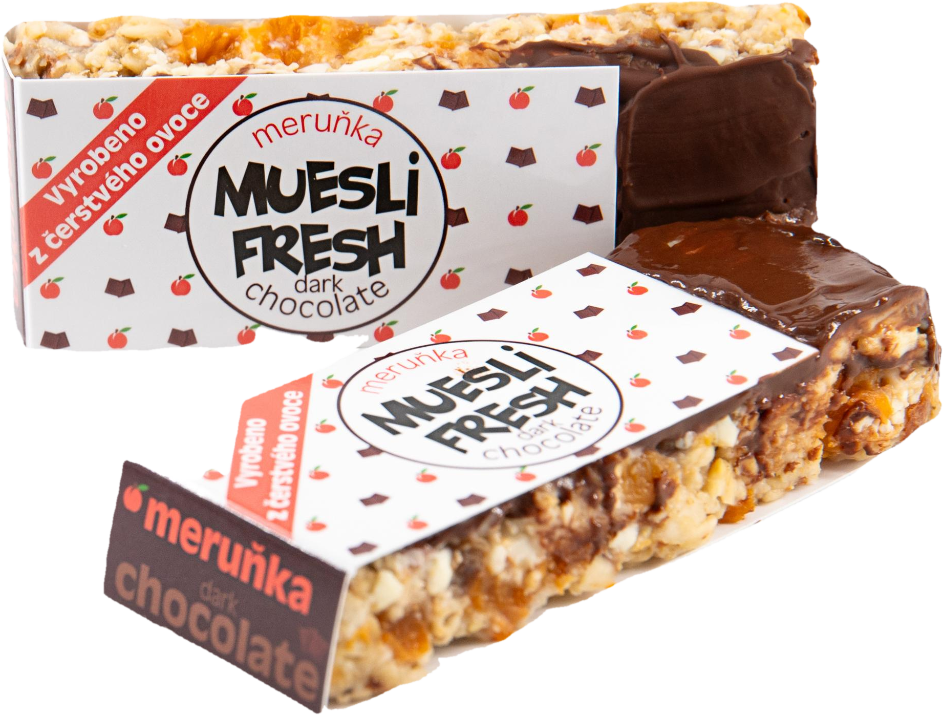 Muesli Fresh tyčinka meruňka-hořká čokoláda (1 kus)