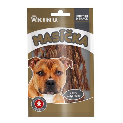 AKINU Stripsy hovězí pro psy 75 g