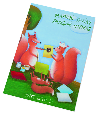 Papírny Brno Papíry pestré A4, 3 x 20 listů