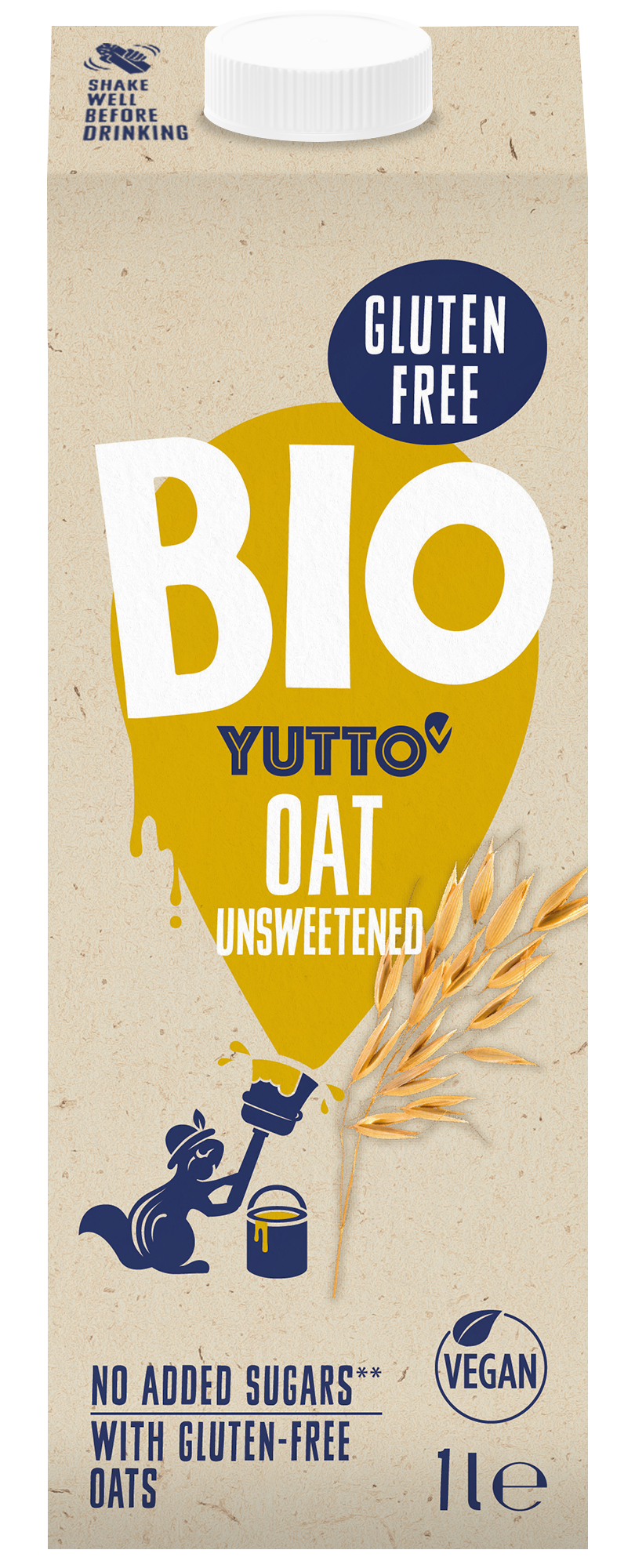 Yutto BIO Ovesný neslazený nápoj bez lepku