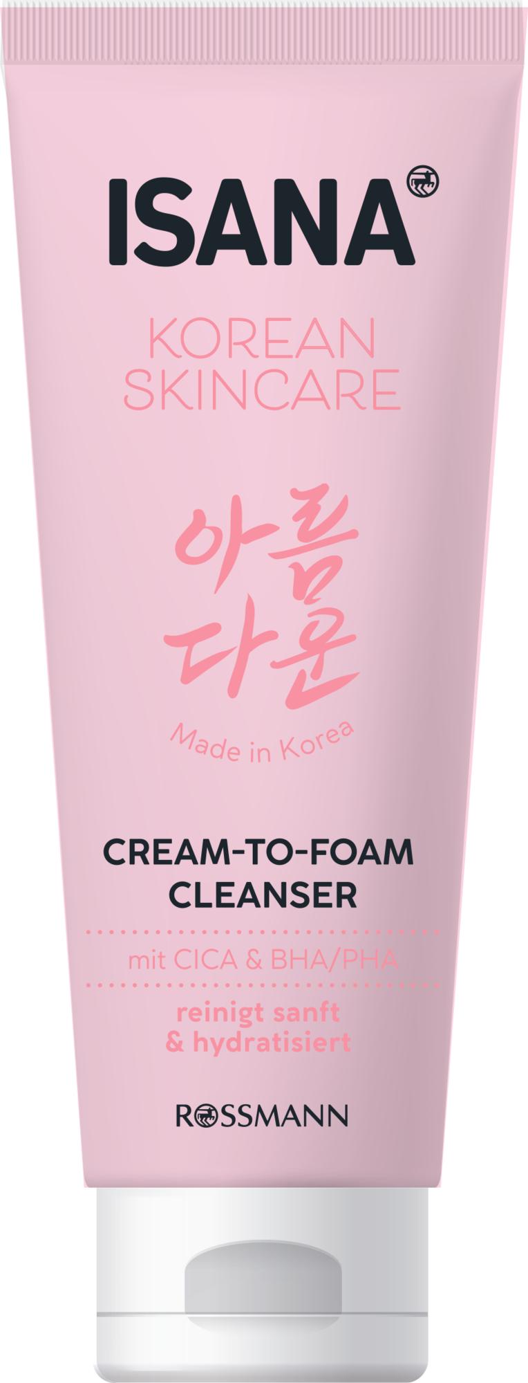 ISANA Korean skincare čistící krém-pěna