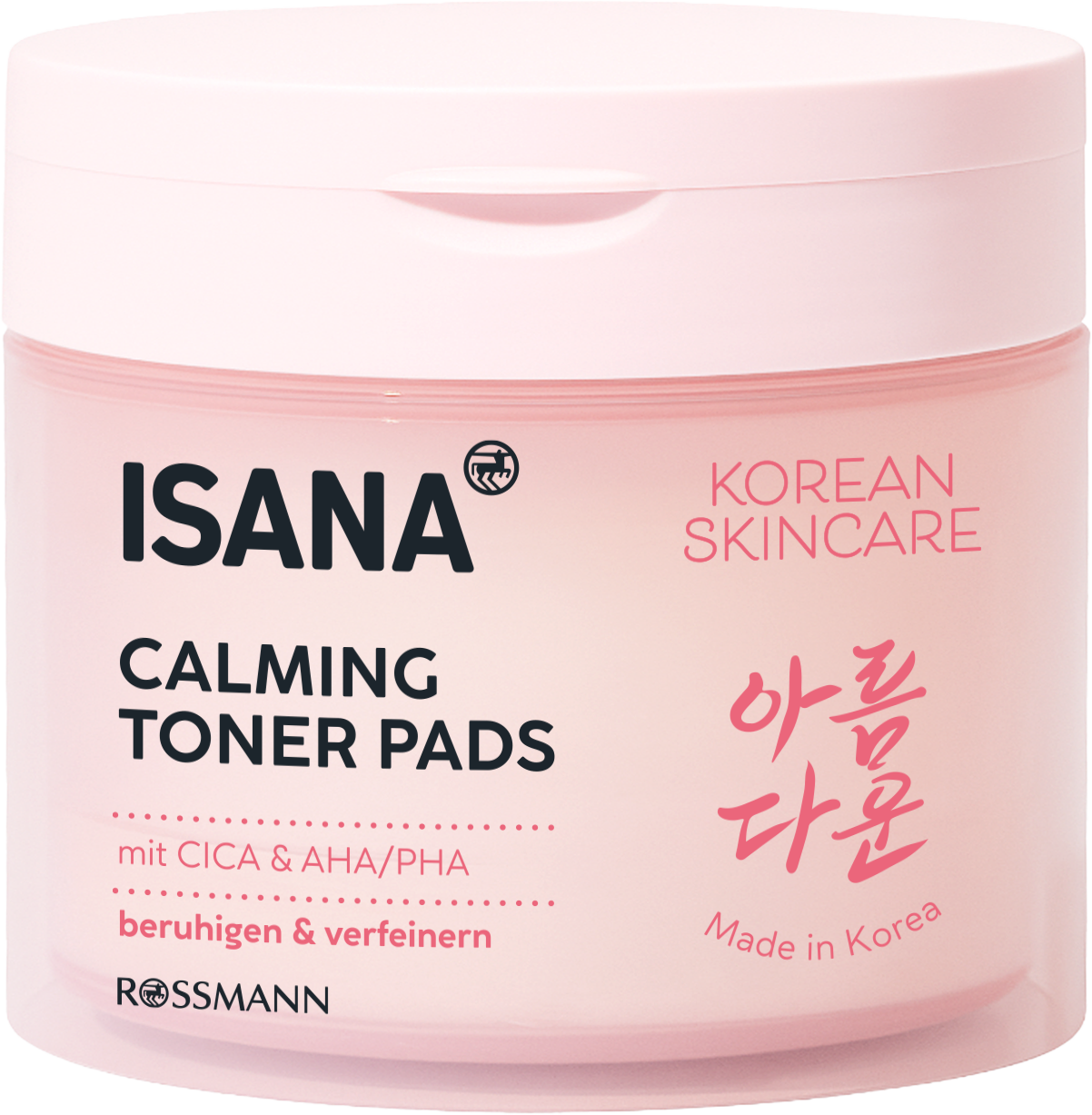 ISANA Korean skincare tonerové tamponky