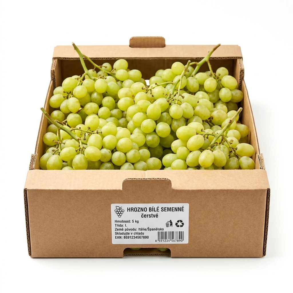 Hrozno bílé semenné čerstvé 5 kg