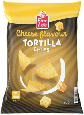 Fine Life Tortilla Chips sýrové