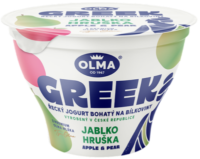 Olma GREEK jogurt jablko a hruška