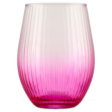 Růžová sklenice 620 ml