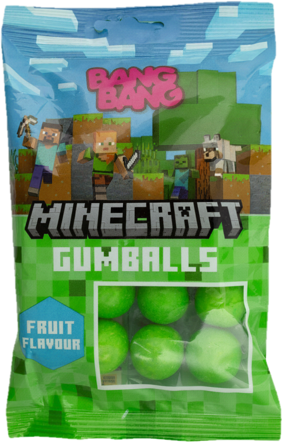 Minecraft Gum Balls Žvýkačky s ovocnou příchutí