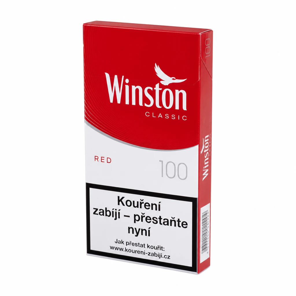 Winston Classic Red 100 dlouhé tvrdé bal. 10 krab. 20 ks kolek U 166 Kč VO cena
