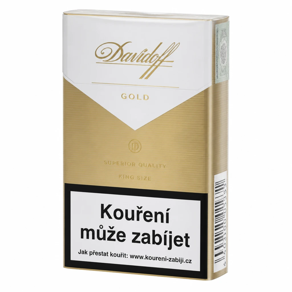 Davidoff Gold king size tvrdé bal. 10 krab. 20 ks kolek U 185 Kč VO cena