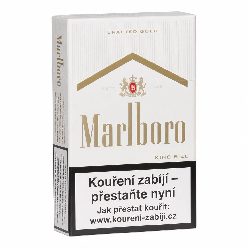 Marlboro Crafted Gold Bom king size tvrdé bal. 8 krab. 28 ks kolek U 221 Kč VO cena