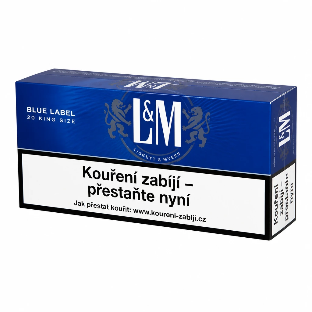 L&M Blue Label RCB king size tvrdé bal. 10 krab. 20 ks kolek U 173 Kč VO cena