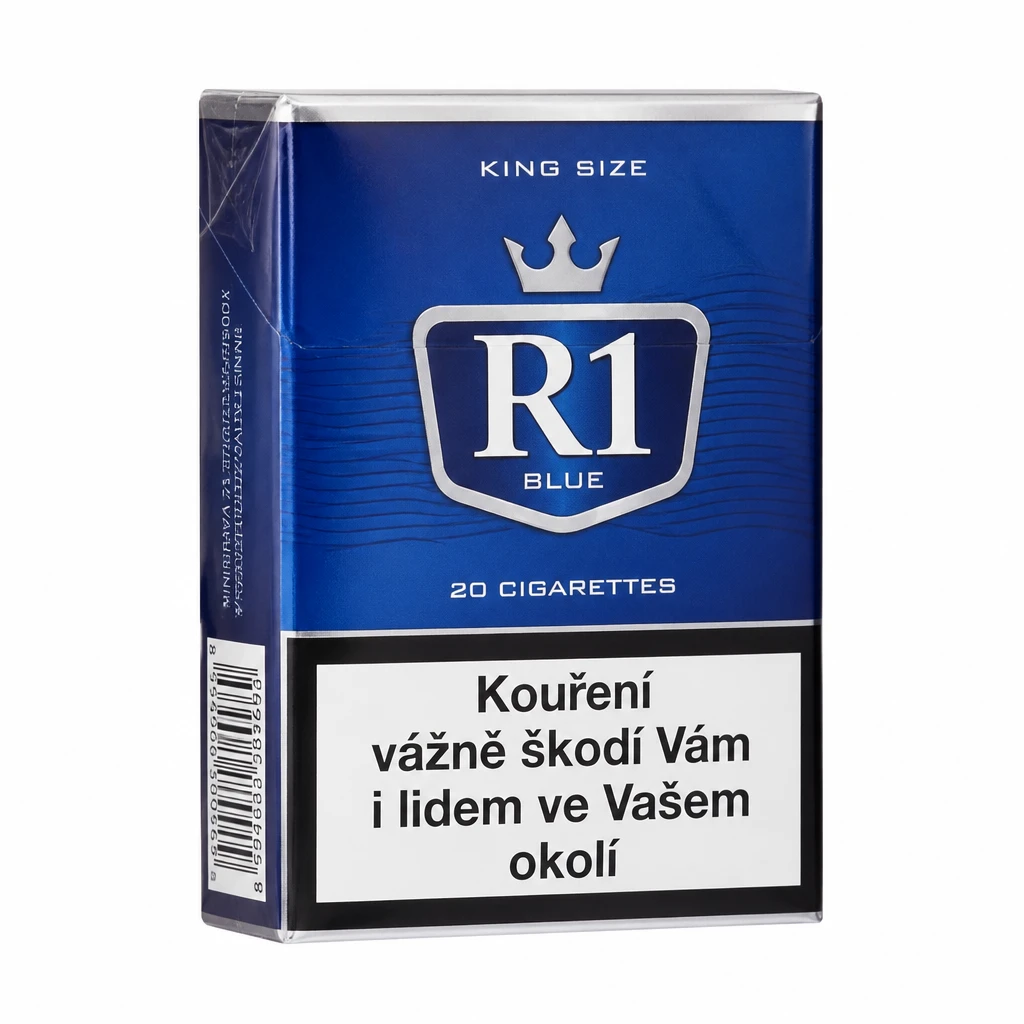 R1 Blue king size tvrdé bal. 10 krab. 20 ks kolek U 190 Kč VO cena