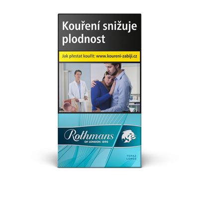 Rothmans Longs Topaz king size tvrdé bal. 10 krab. 20 ks kolek U 167 Kč VO cena