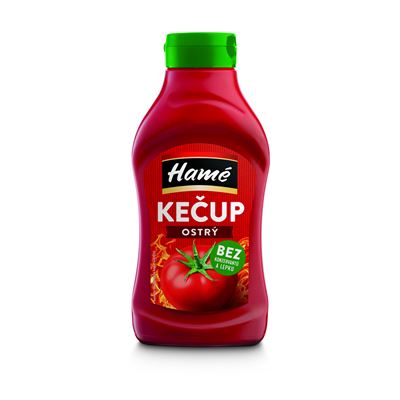 Hamé Kečup ostrý bez chemických konzervantů 900 g