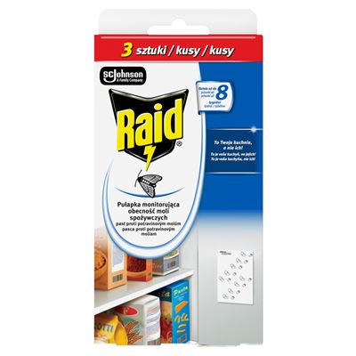 Raid Past proti potravinovým molům 3 ks