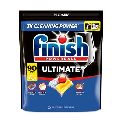 finish Ultimate Lemon/cistron kapsle do myčky 90 ks