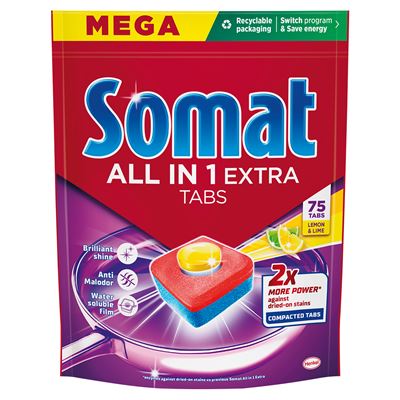 Somat all in one tablety do myčky mega balení 75 ks