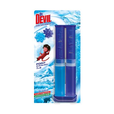 Dr. DEVIL Point WC block Polar Aqua 65 ml