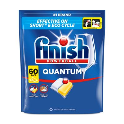 finish Quantum kapsle do myčky Lemon 60 ks