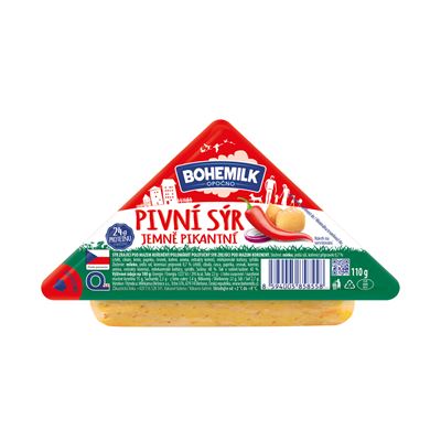BOHEMILK Pivní sýr jemně pikantní chlaz. 110 g