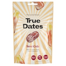 True Dates Vypeckované datle s příchutí kyselé coly 100g