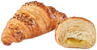 Croissant máslový s pistáciovou náplní
