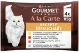 Gourmet A la Carte kapsičky pro kočky kuře, hovězí, pstruh, treska 4x85g