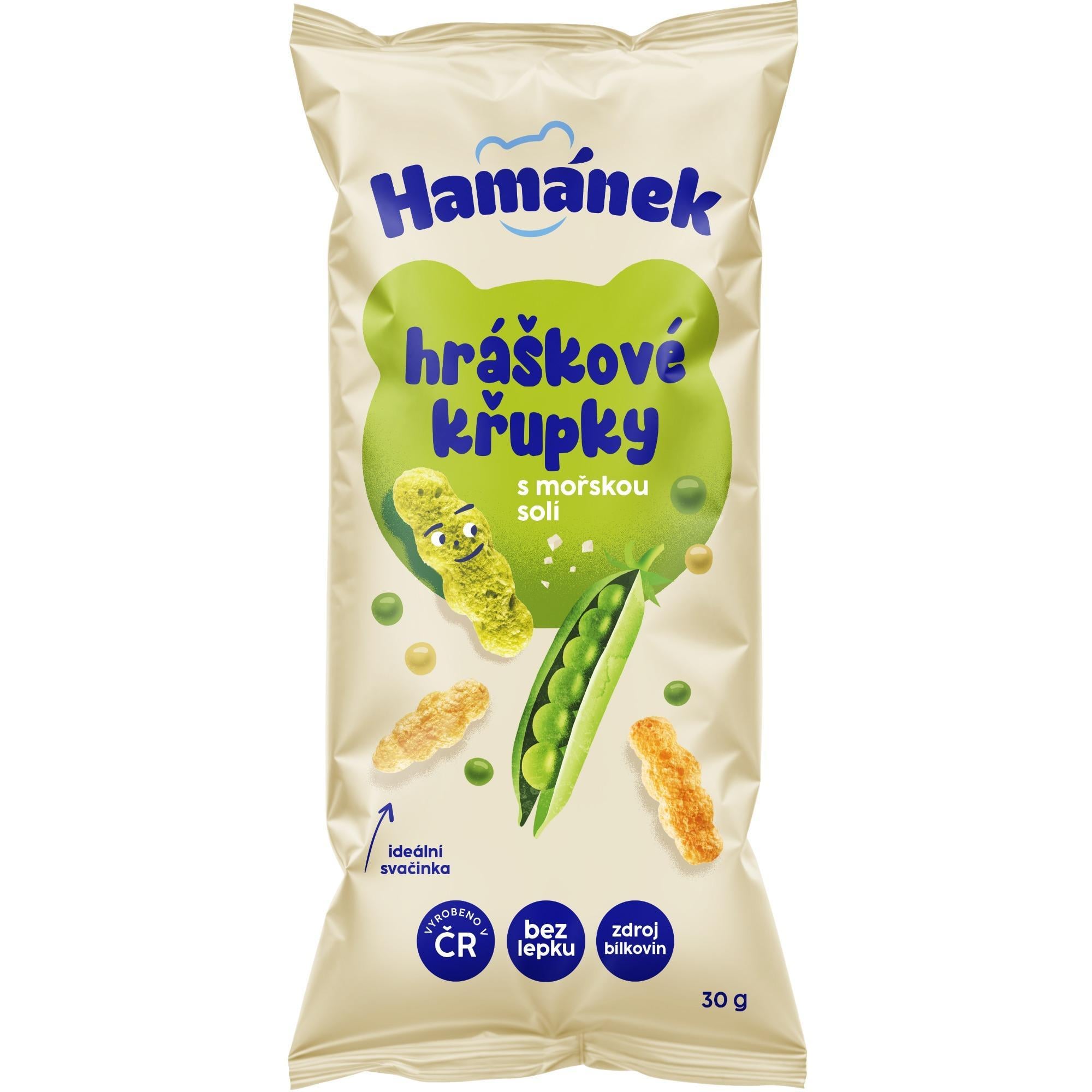 Hamánek Hráškové křupky s mořskou solí