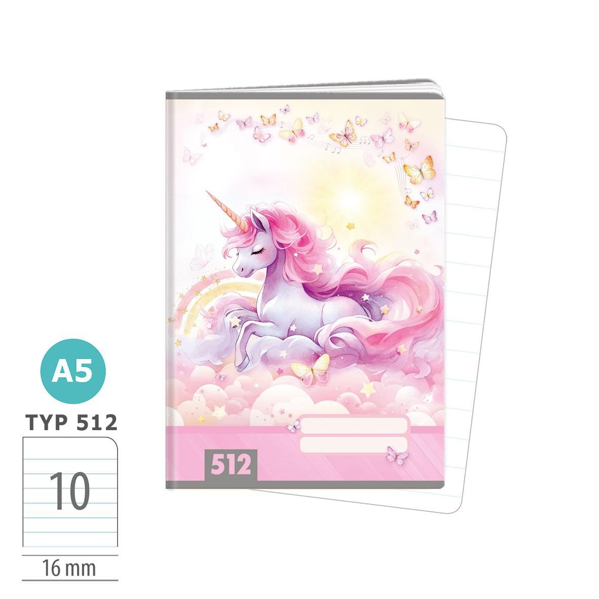 Argus 1591-0427 Sešit A5, 10 listů, TYP 512