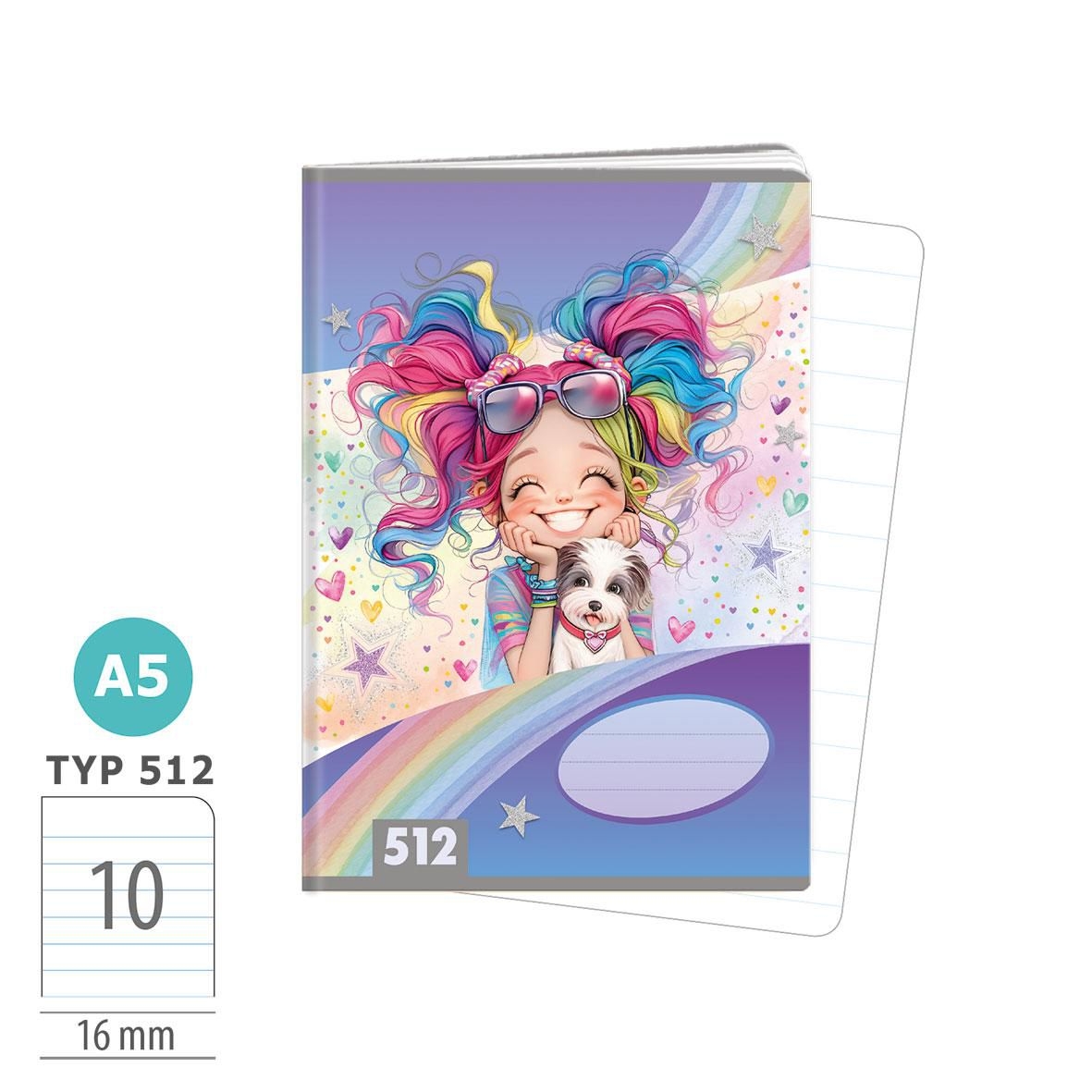 Argus 1591-0426-2 Sešit A5, 10 listů, TYP 512