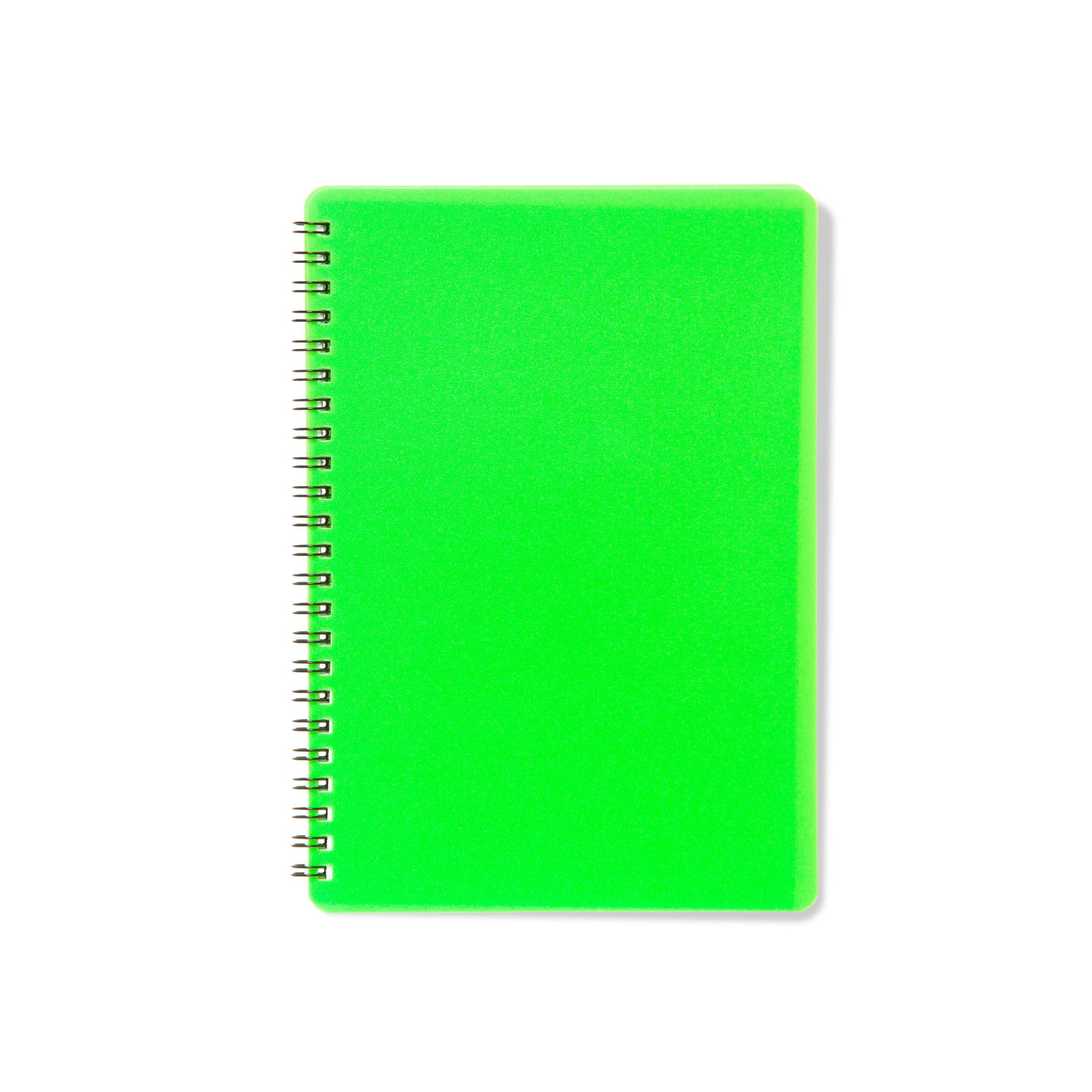 Bobo Plastic blok NEON zel. A5, linka, 60 l.