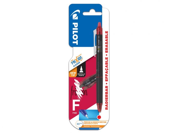 Pilot FriXion Point Clicker červený F 0,5mm