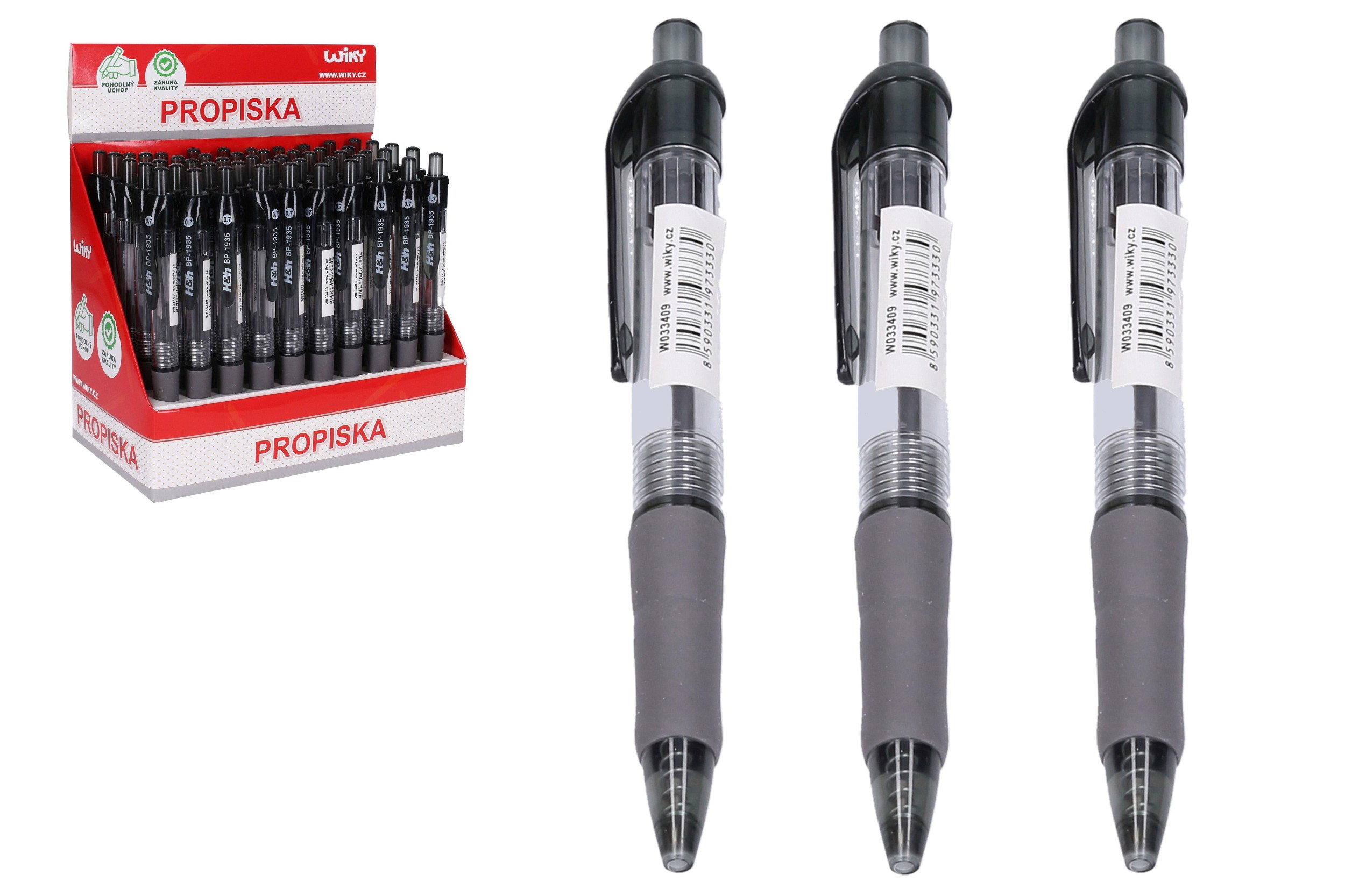 Wiky Propiska (černá náplň) 0.7mm