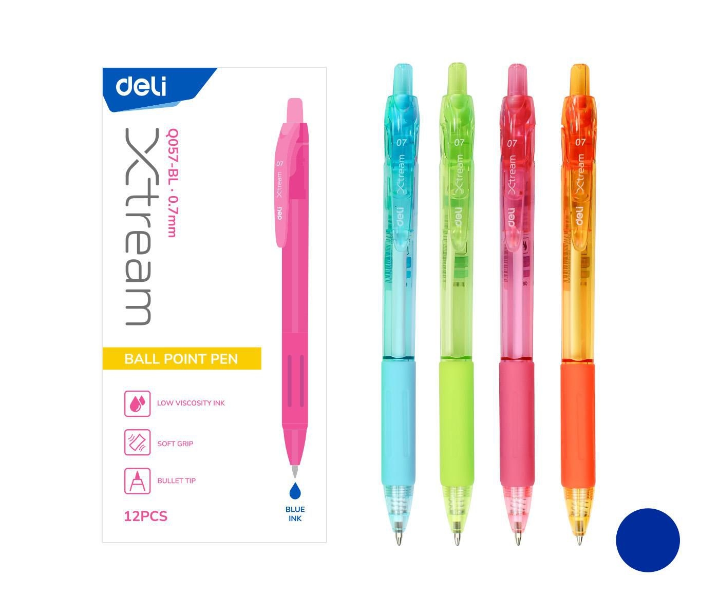 Deli Propiska XTREAM NEON EQ057-BL modrá, různé barvy