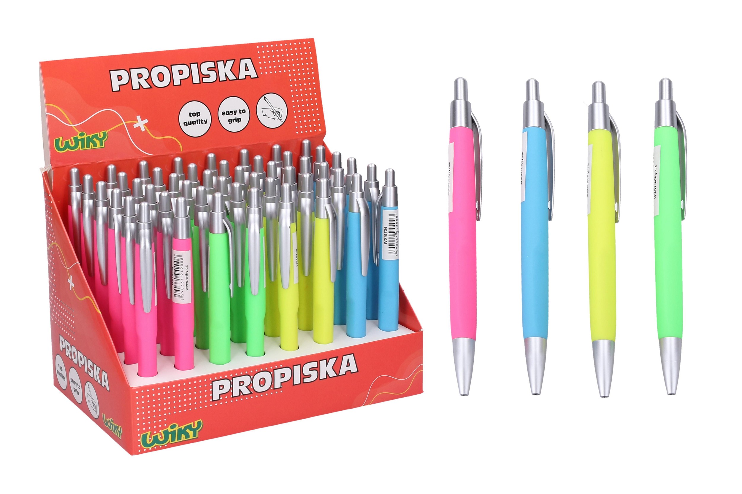 Wiky Propiska, různé barvy