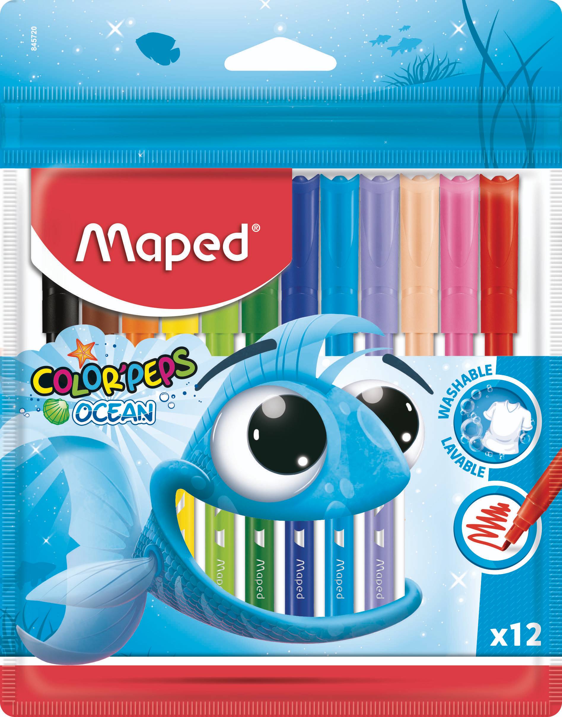 MAPED FIXY COLOR PEPS OCEAN 12 BAREV