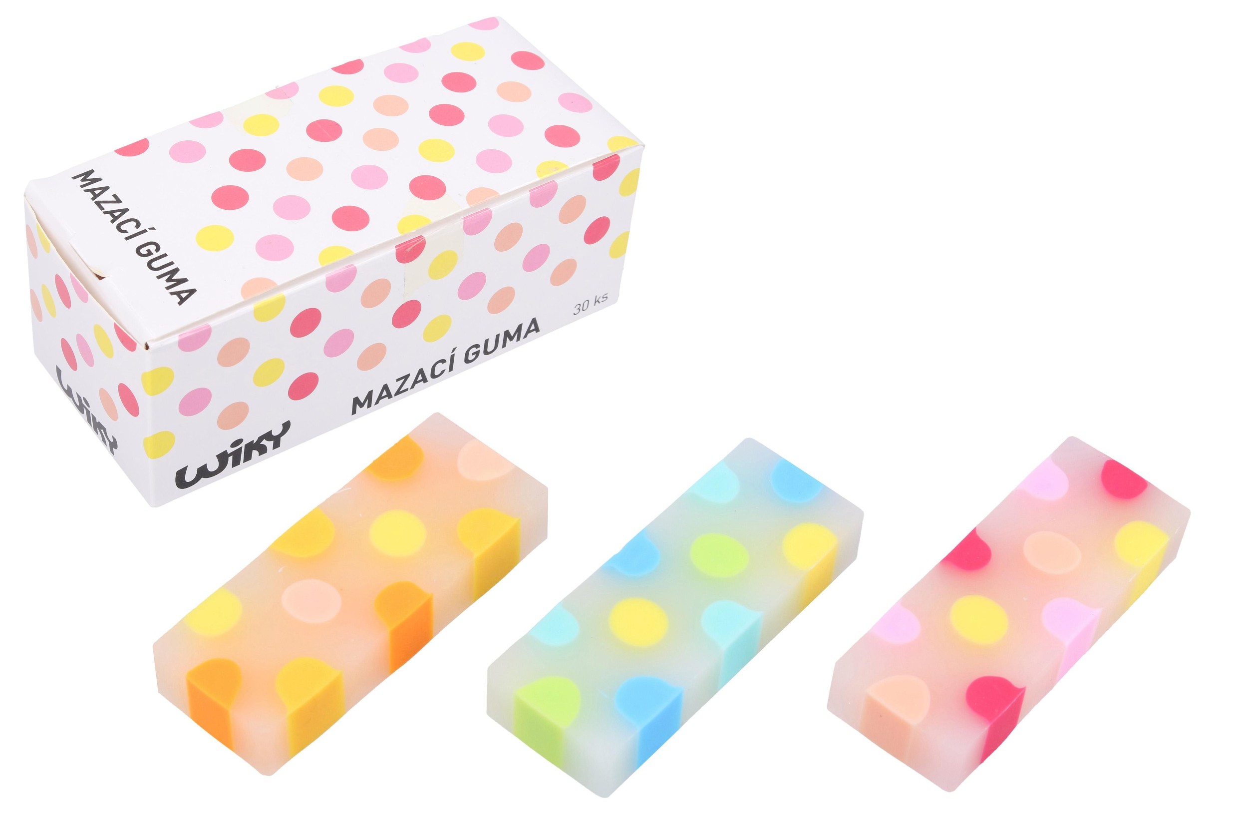 Wiky Guma mazací Candy, různé barvy