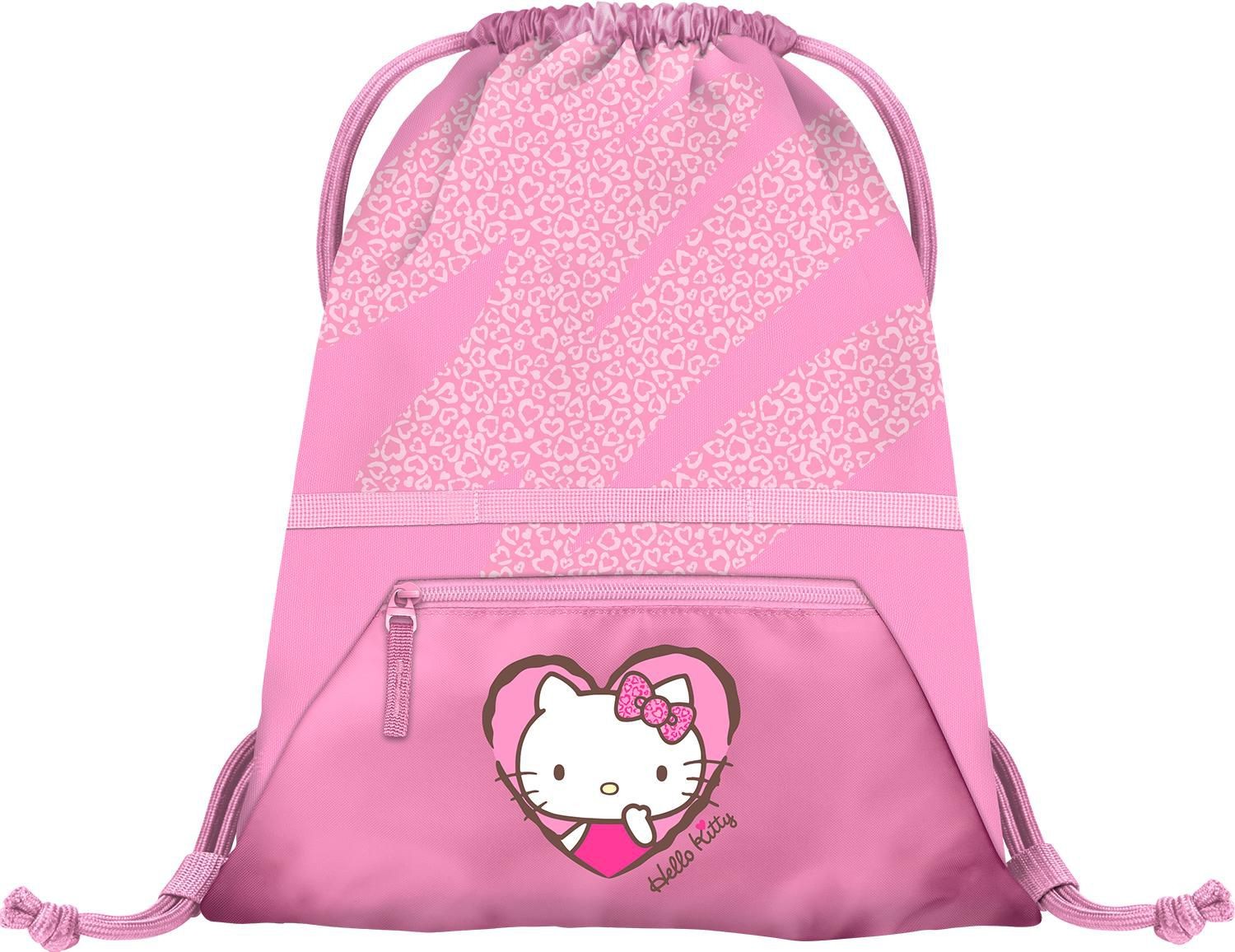 BAAGL Sáček s kapsou Hello Kitty Sweet Leopard GRS