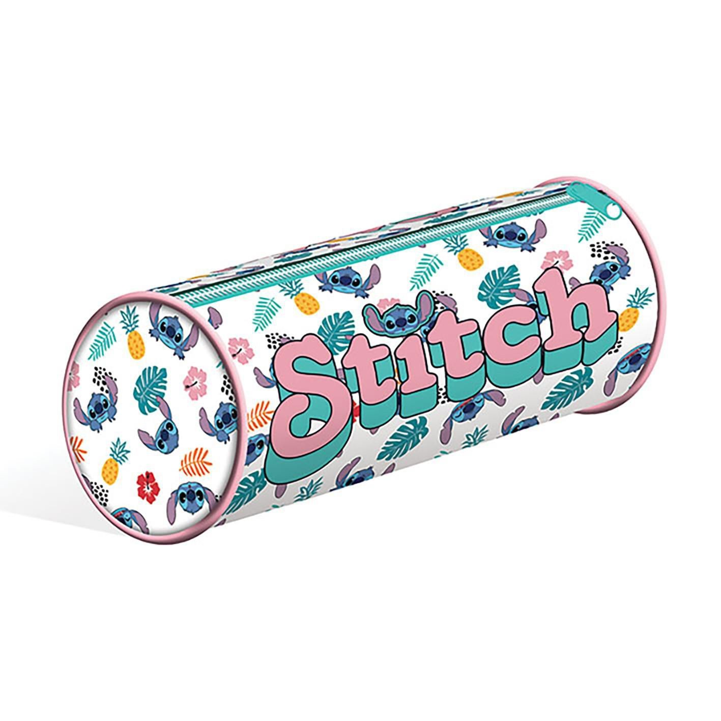 Lilo a Stitch penál kulatý bílý DPL6