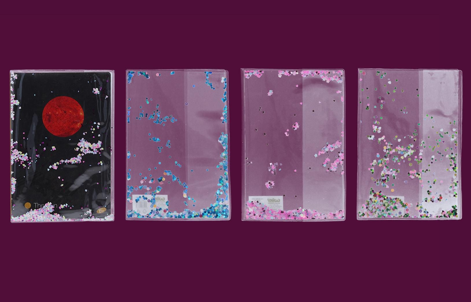 Toto Obal na sešit A4 glitter, různé barvy