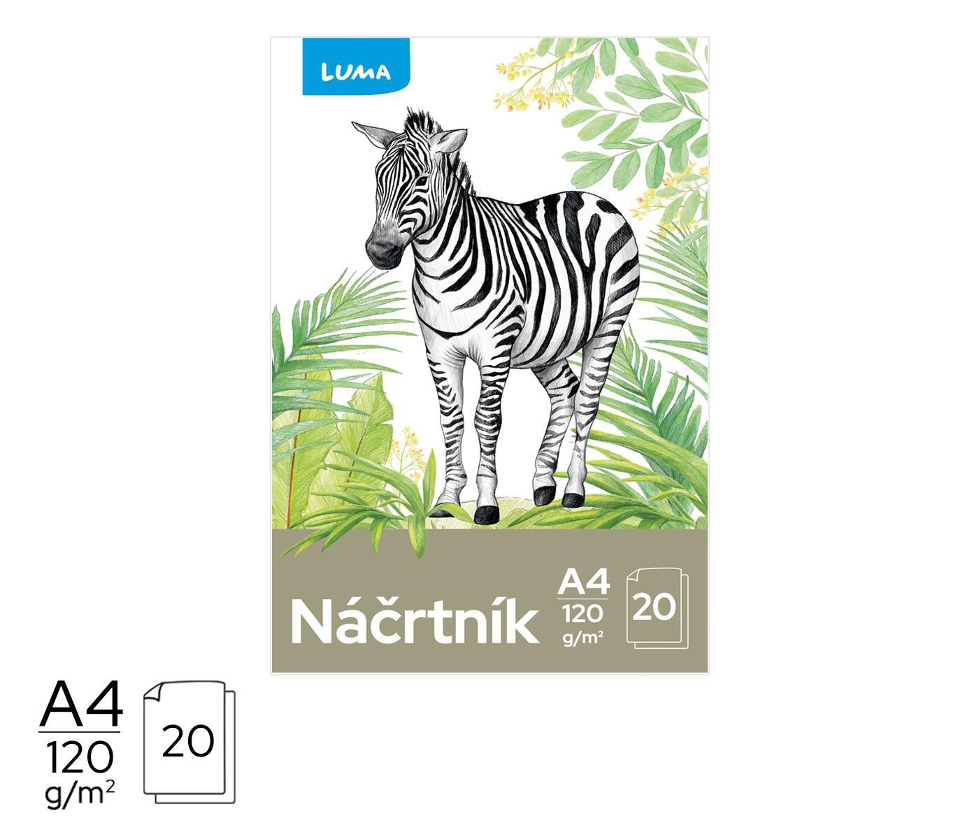 Luma Náčrtník A4 20l